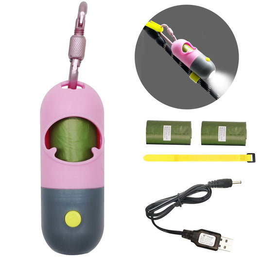 Rechargeable Flashlight Bag Dispenser (45 Scented Bags)