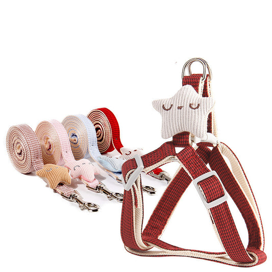 Soft Retractable Leash & Collar Set for Small Dogs
