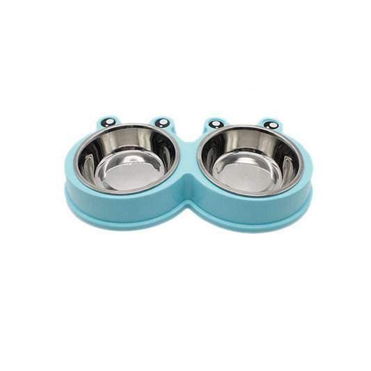 Frog Double Bowl with Stainless Steel Inserts