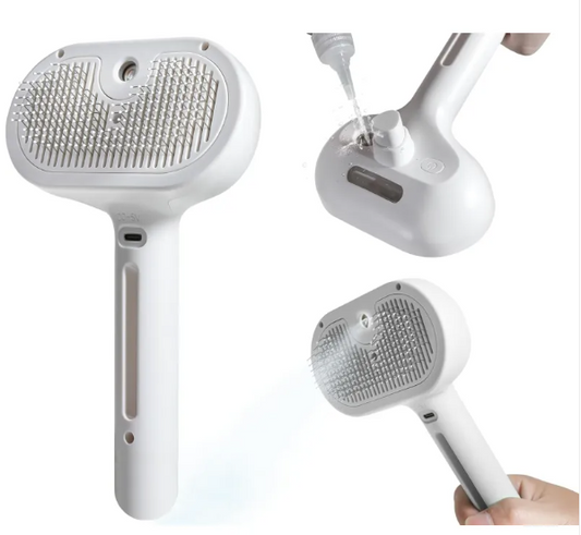 2-in-1 Mist & Brush Grooming Tool for Dogs and Cats